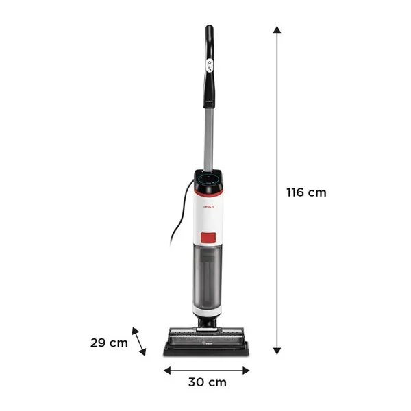 Polti RollySteam WD10 CORDED Pulitore Pavimenti 4 in 1