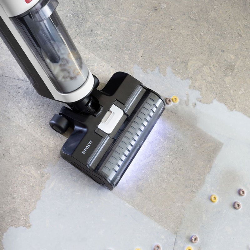 Polti RollySteam WD10 Nettoyeur de sols filaire 4 en 1 : aspire, lave, désinfecte et sèche