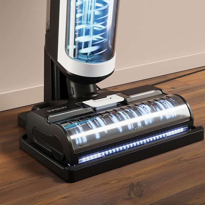 Polti RollySteam WD10 Nettoyeur de sols filaire 4 en 1 : aspire, lave, désinfecte et sèche