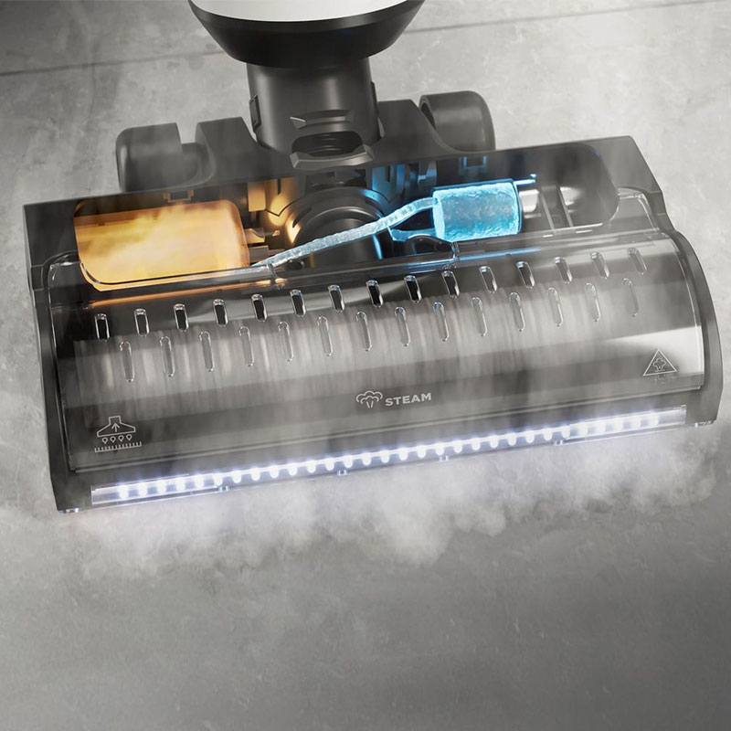 Polti RollySteam WD10 Nettoyeur de sols filaire 4 en 1 : aspire, lave, désinfecte et sèche