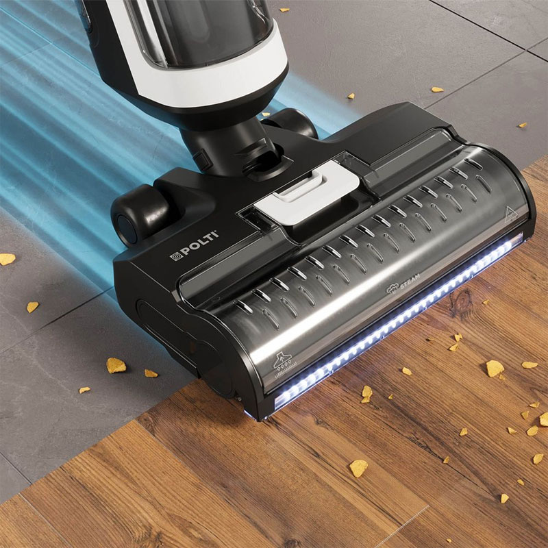 Polti RollySteam WD10 Nettoyeur de sols filaire 4 en 1 : aspire, lave, désinfecte et sèche