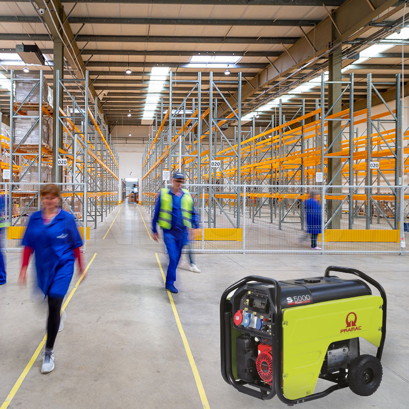 Pramac S5000 Three-Phase - Professional Generator 6.3 kW