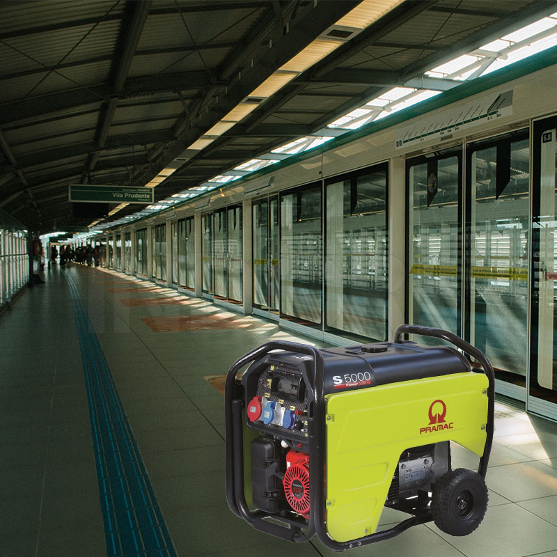 Pramac S5000 Three-phase three-phase trolley-mounted generator