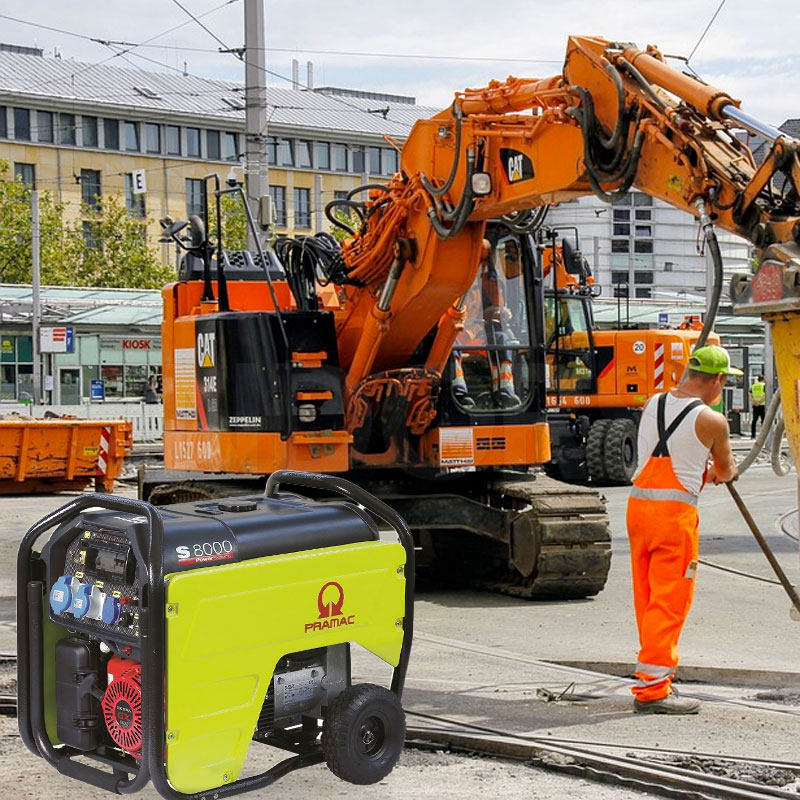 Pramac S8000 Single-Phase - 7.2 kW Petrol Generator