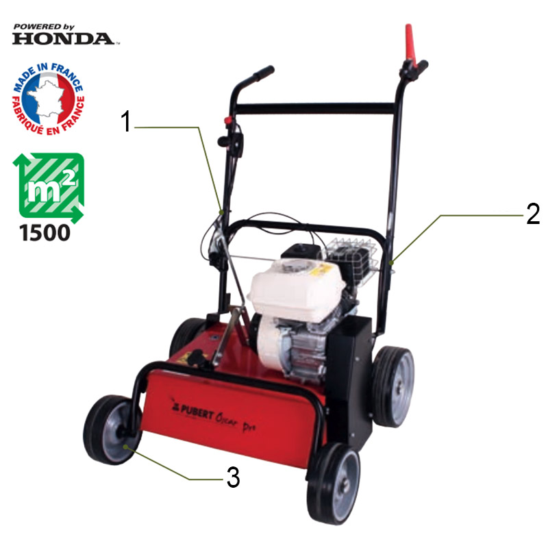 Pubert Oscar Pro 40 H - Arieggiatore a Scoppio 50 cm