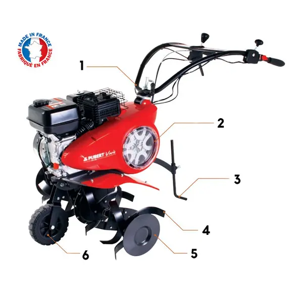 Pubert Vario 55 P C3 - Motozappa Professionale Made in France 209 cc