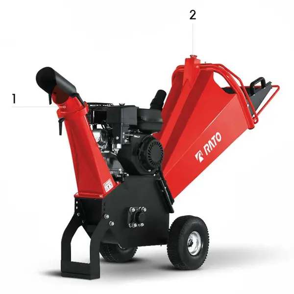 Rato GS650 - Biotrituratore Elettrico a Benzina 210 cc Altezza 65 cm