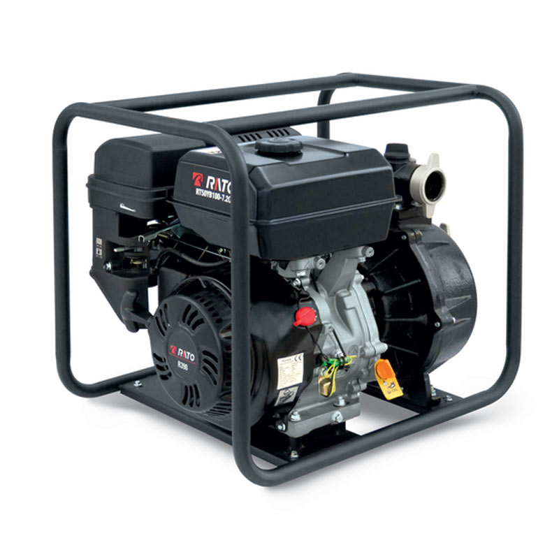 Pompe à moteur haute pression Rato RT50YB100-7.2Q - 13 CV