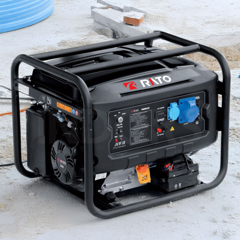 Rato R6000D-8 ATS - Générateur professionnel de 6 kW avec régulateur de tension automatique (AVR)