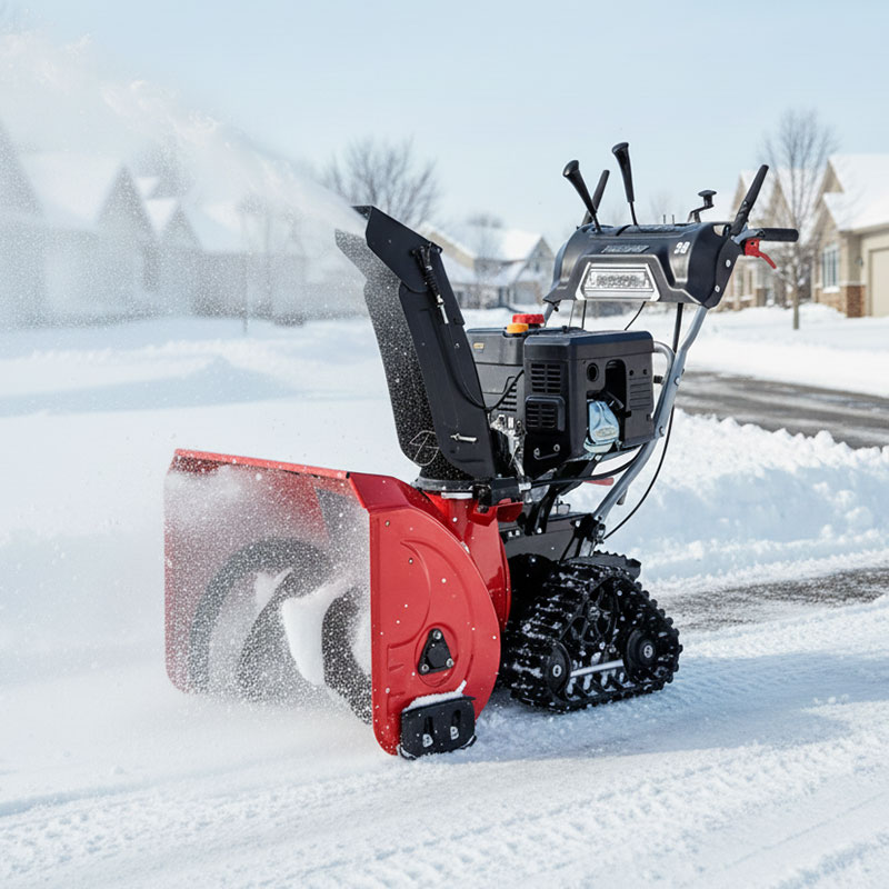 Rato RS1330-C - Souffleuse à neige à moteur essence 10 CV avec éclairage LED