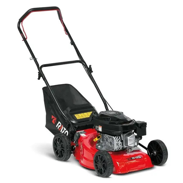 Rato Italian Power RMP41Q-V125 - Rasaerba a Spinta 125 cc con Cesto e Scarico Posteriore