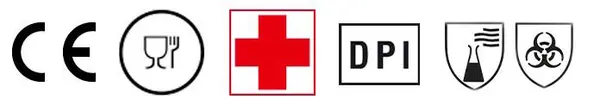 certificazioni Reflexx 70 - Guanti in Nitrile Qualità Top