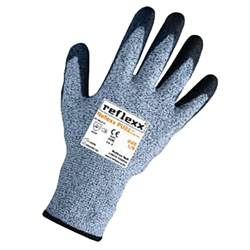 Reflexx PU22 - Gants résistants aux coupures de niveau C Environnements secs Sans soudure