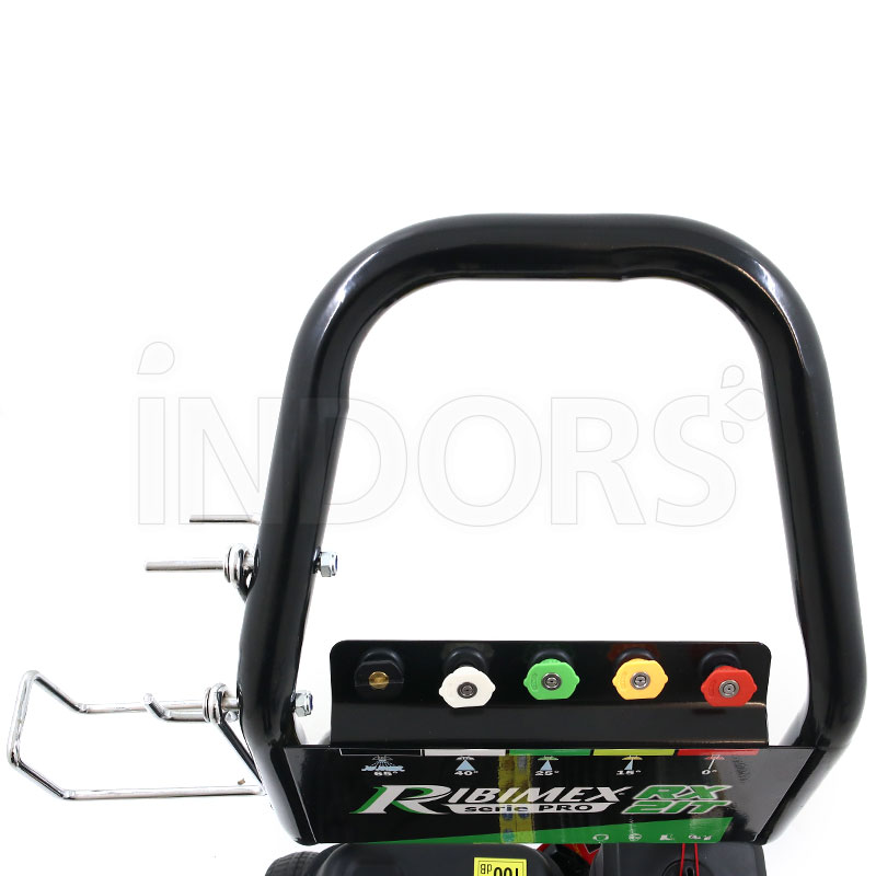 Ribimex RX21T - 200 bar petrol pressure washer with 6.5 HP Loncin engine