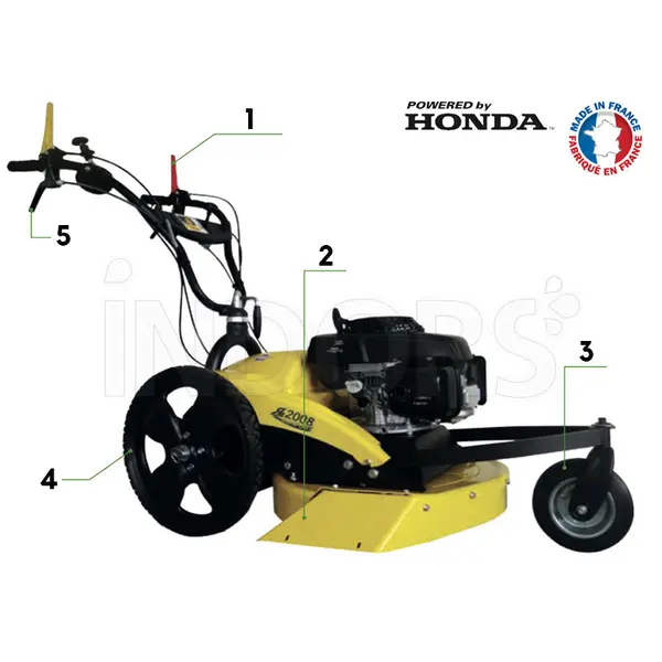 Roques et Lecoeur RL 2008 H Confort Falciatutto Decespugliatore Professionale