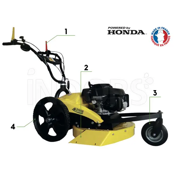 Roques et Lecoeur RL 2008 H Falciatutto Decespugliatore Professionale