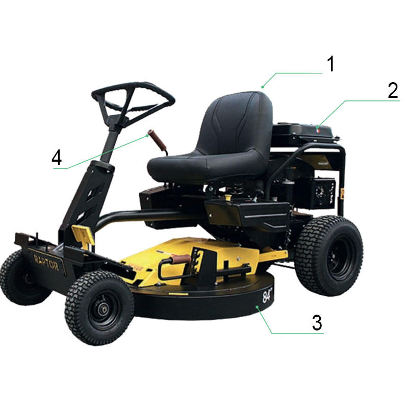 Roques et Lecour RAPTOR 84 - Country Rider RAPTOR 84 tractor