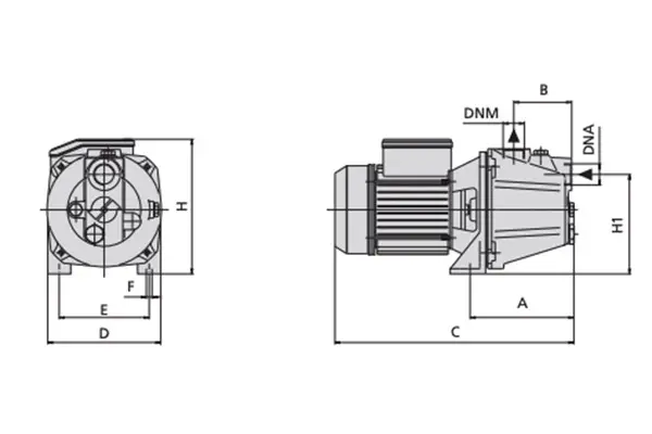 Speroni CAM 40 - Elettropompa Autoadescante Disegno
