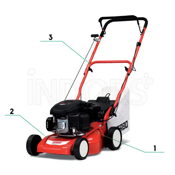 Sabo 40 Classic rasaerba a scoppio 139 cc