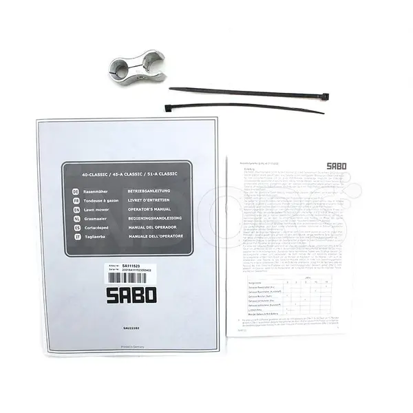 Sabo 45-A Classic dotazione standard