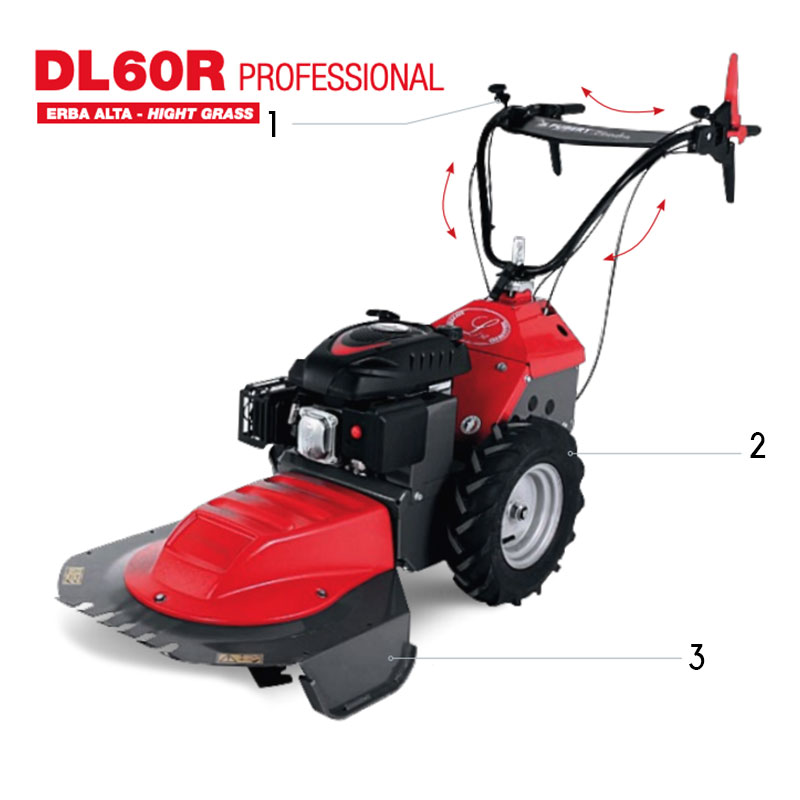 Sarp DL 60 R - Decespugliatore da Foresta 223 cc