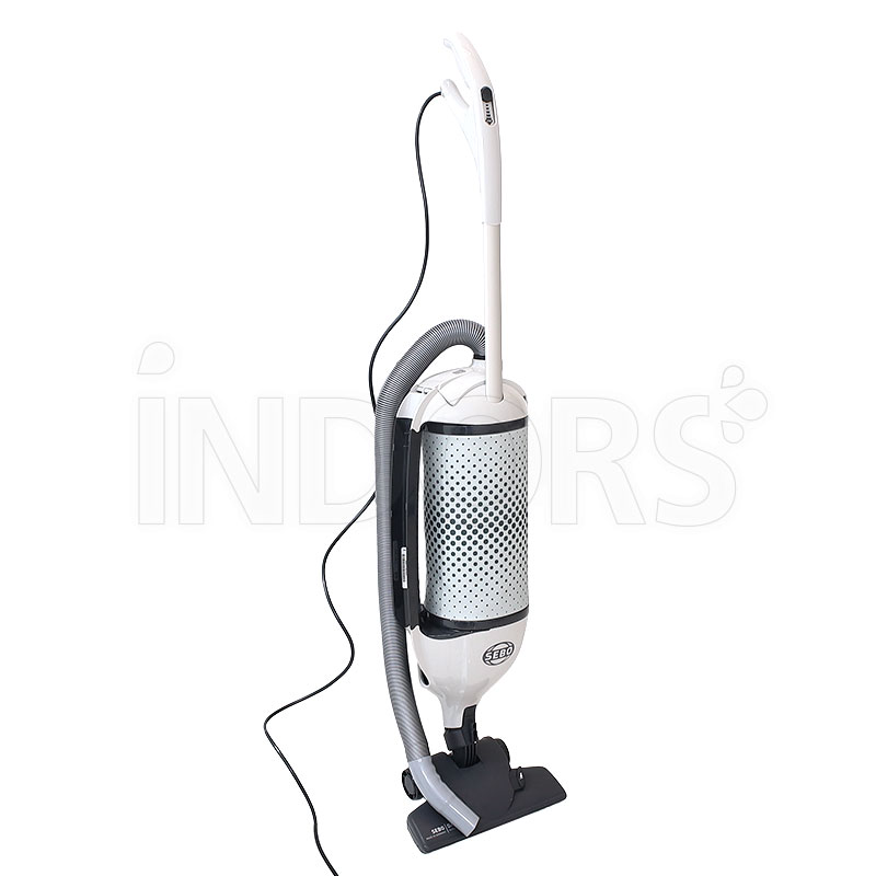 Complete view of SEBO DART 4 professional vacuum cleaner EXHIBITION