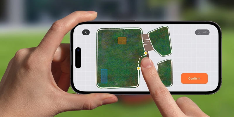 45% slope robot lawnmower