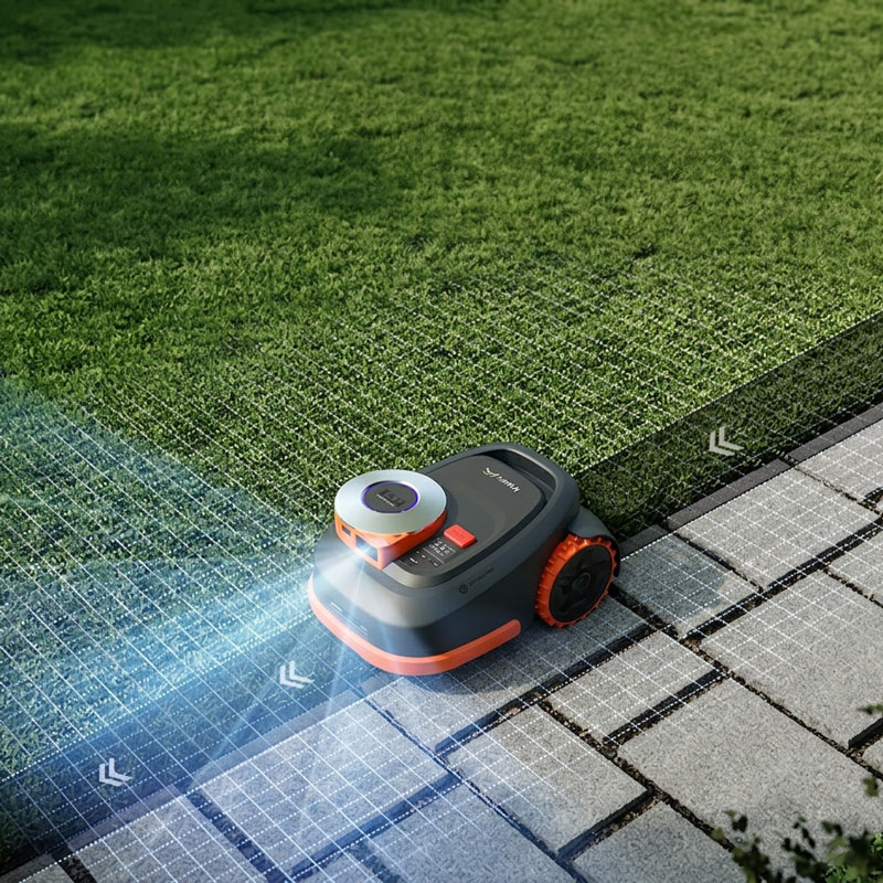 robot with RTK navigation