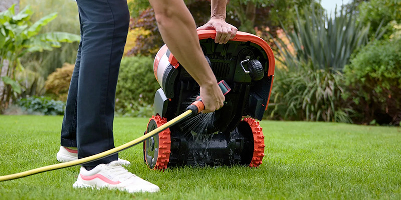 off-road wheels robot lawnmower