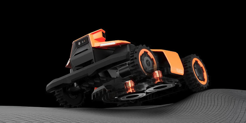 Tecnologia AI di evitamento ostacoli del robot tagliaerba professionale Segway Navimow Terranox CM120M1