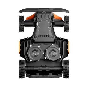 Dettaglio sistema di taglio 43 cm del Navimow Terranox CM240M1 con doppio disco e 12 lame professionali
