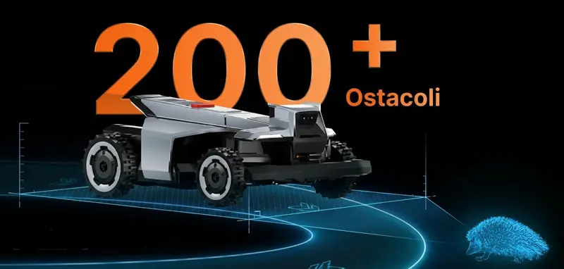 Segway Navimow X450E - Robot Rasaerba VisionFence AI evitamento 200 ostacoli