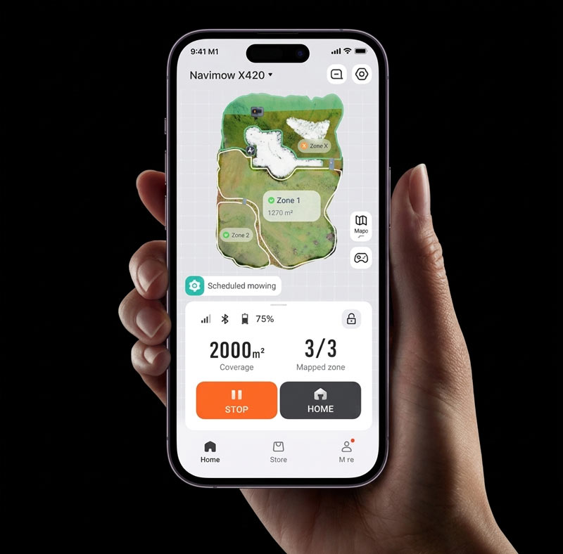 Segway Navimow X450E - Robot Rasaerba Multizona Fino 120 aree