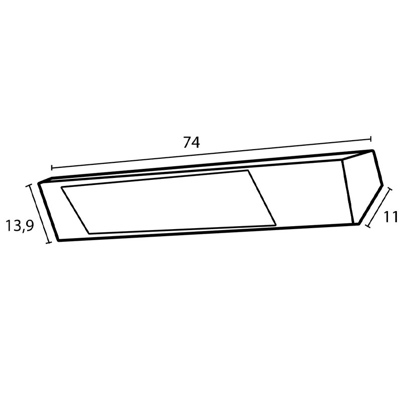 Sined Caldo IRA Inox 2000 WiFi Smart Outdoor Infrared Heater