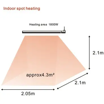 Sined Calore Bianco - Lampade Infrarossi Riscaldante 1500 W