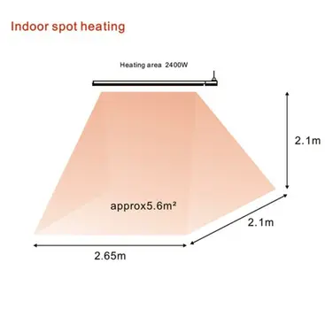 Sined Calore Bianco - Lampade Infrarossi Riscaldante 1500 W