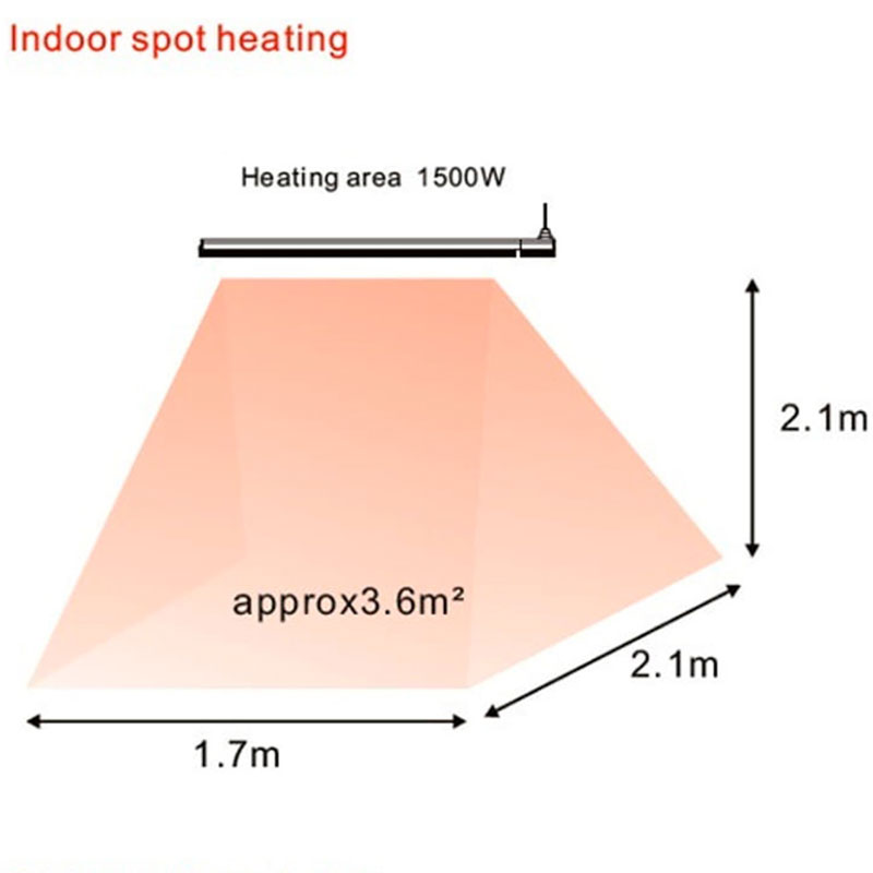 Sined Calore Bianco - Lampade Infrarossi Riscaldante 1500 W