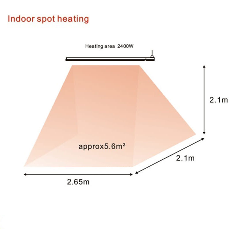 Sined Calore Bianco - Lampade Infrarossi Riscaldante 1500 W