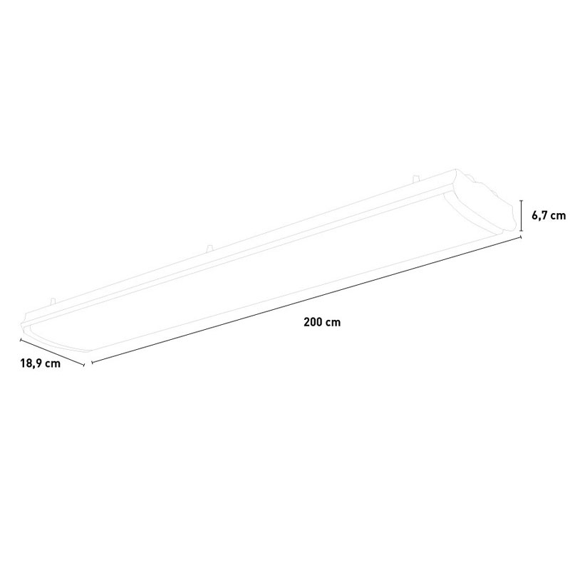 Sined 4000 Industrial MPC - 4000W Long Wave IR-C Infrared Heater