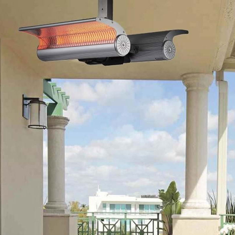 Sined 4000W Ceiling Infrared Heater - 2000W + 2000W Double Infrared Lamp