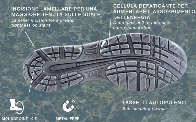 Scarpe protettive per acqua sparco arctic s3 wr src