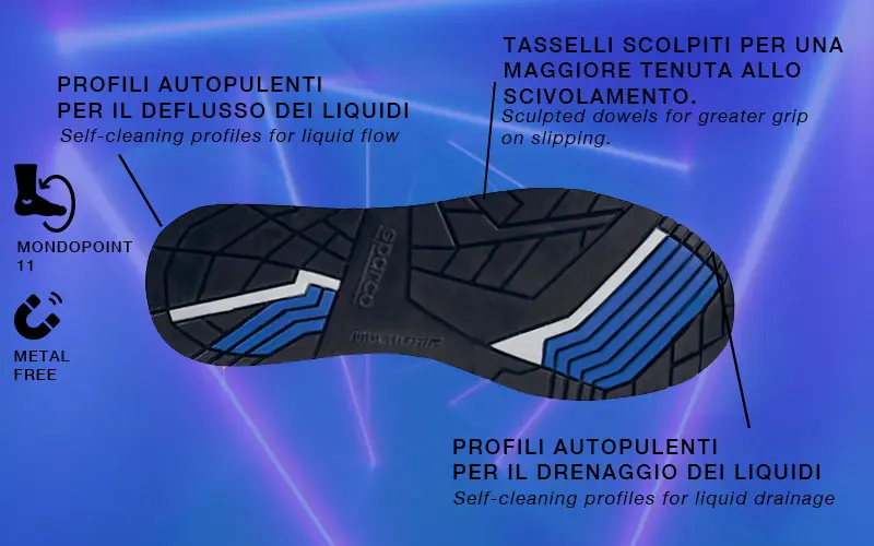 Sparco Gymkhana Chester ESD S3 SRC HRO - Scarpa Antinfortunistica per indoor