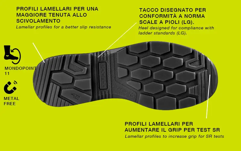 Sparco Indy Sonoma ESD S1PS SR LG - Scarpa da lavoro codice 07538GSGF