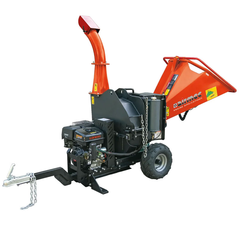 Airmec Chipper GZ 420/120L-E HS - Biotrituratore Loncin tronchi fino a Ø 12 cm