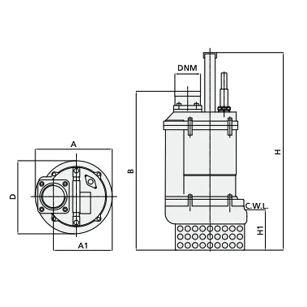 Speroni SK 40-50 - Elettropompe sommerse per drenaggio cantieri e opere ingegneria civile