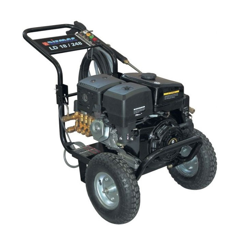 AIRMEC LD 18/248 Pressure Washer 250 BAR - LONCIN PETROL ENGINE - FLOW RATE 18 LITERS / MINUTE