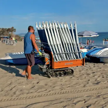 Airmec AB 270 - Motocarriola Cingolata Elettrica con Portata Carico fino 450 kg