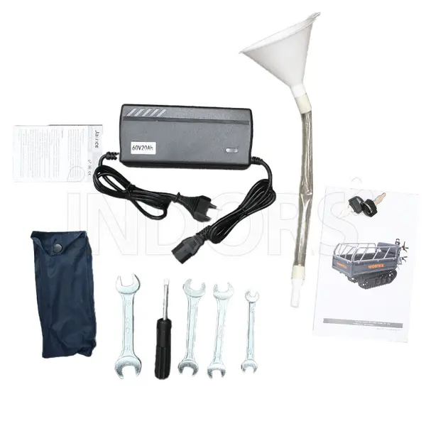 dotazione standard Airmec AB 270 - Motocarriola Cingolata Elettrica con Portata Carico fino 450 kg
