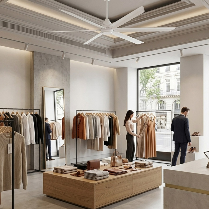 Eco Fresh Air HVLS Milano Design - Ceiling Fan for Residential and Commercial Use