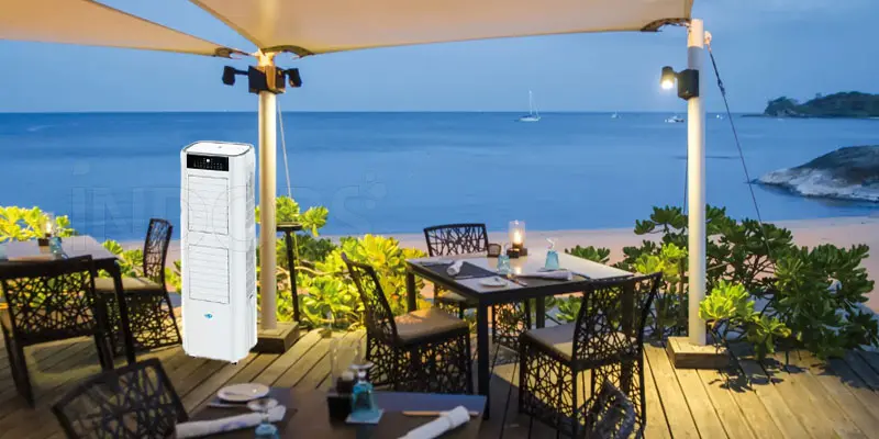 Brezza FRE10E - Raffrescatore Evaporativo a 4 velocità con Ultrasuoni e Antizanzare 